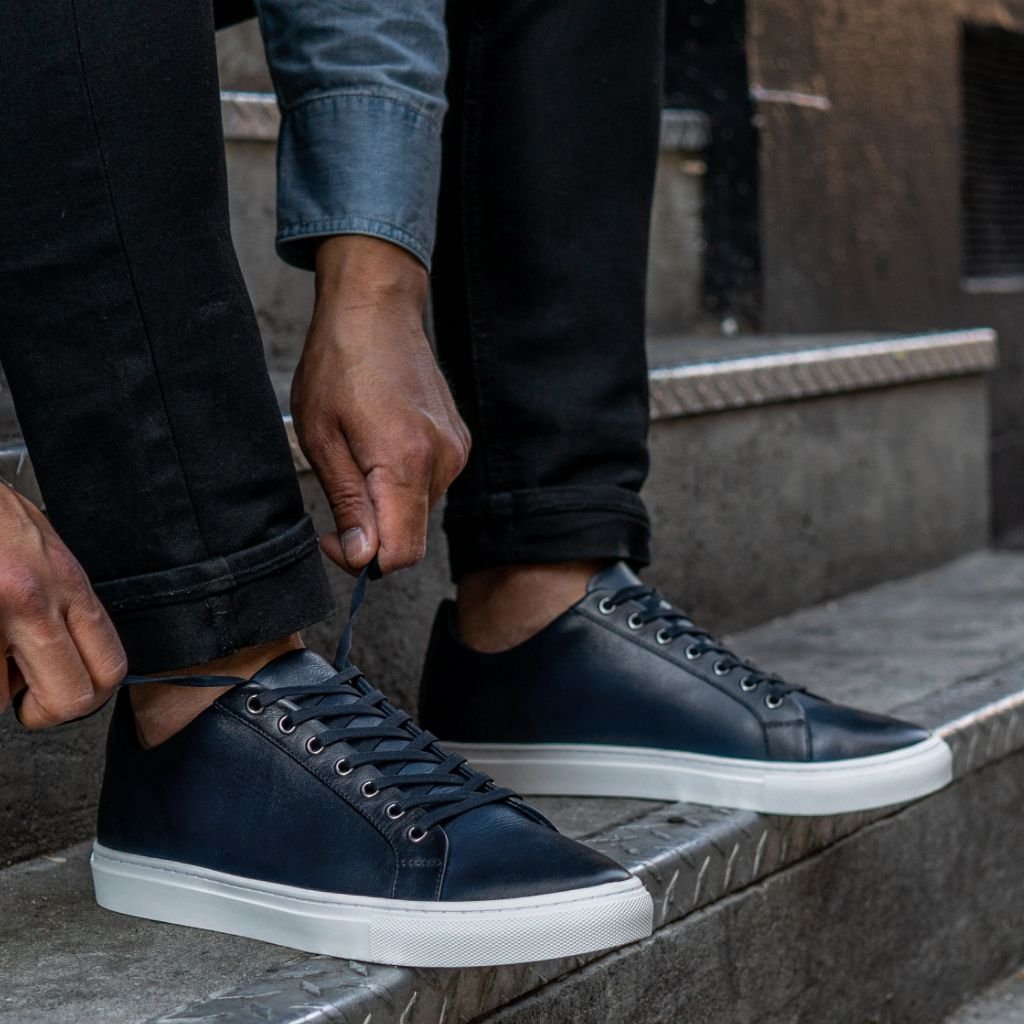 premier low top | deep blue
