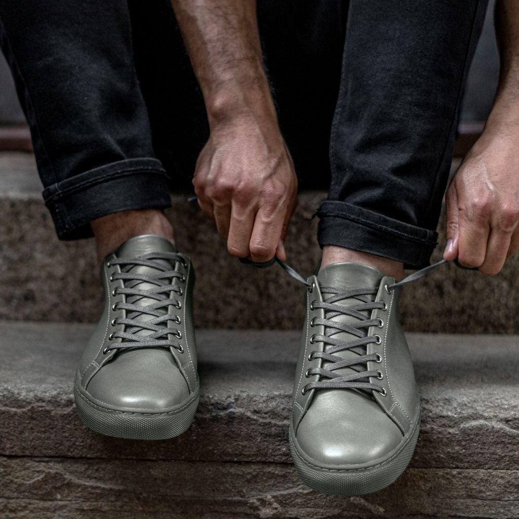 premier low top | grey