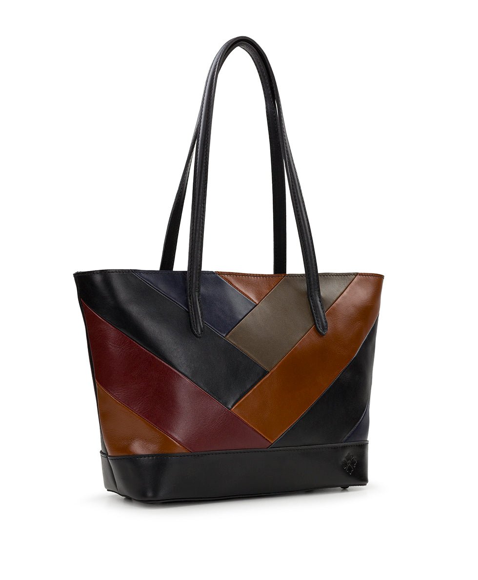 verzi tote retro colorblock