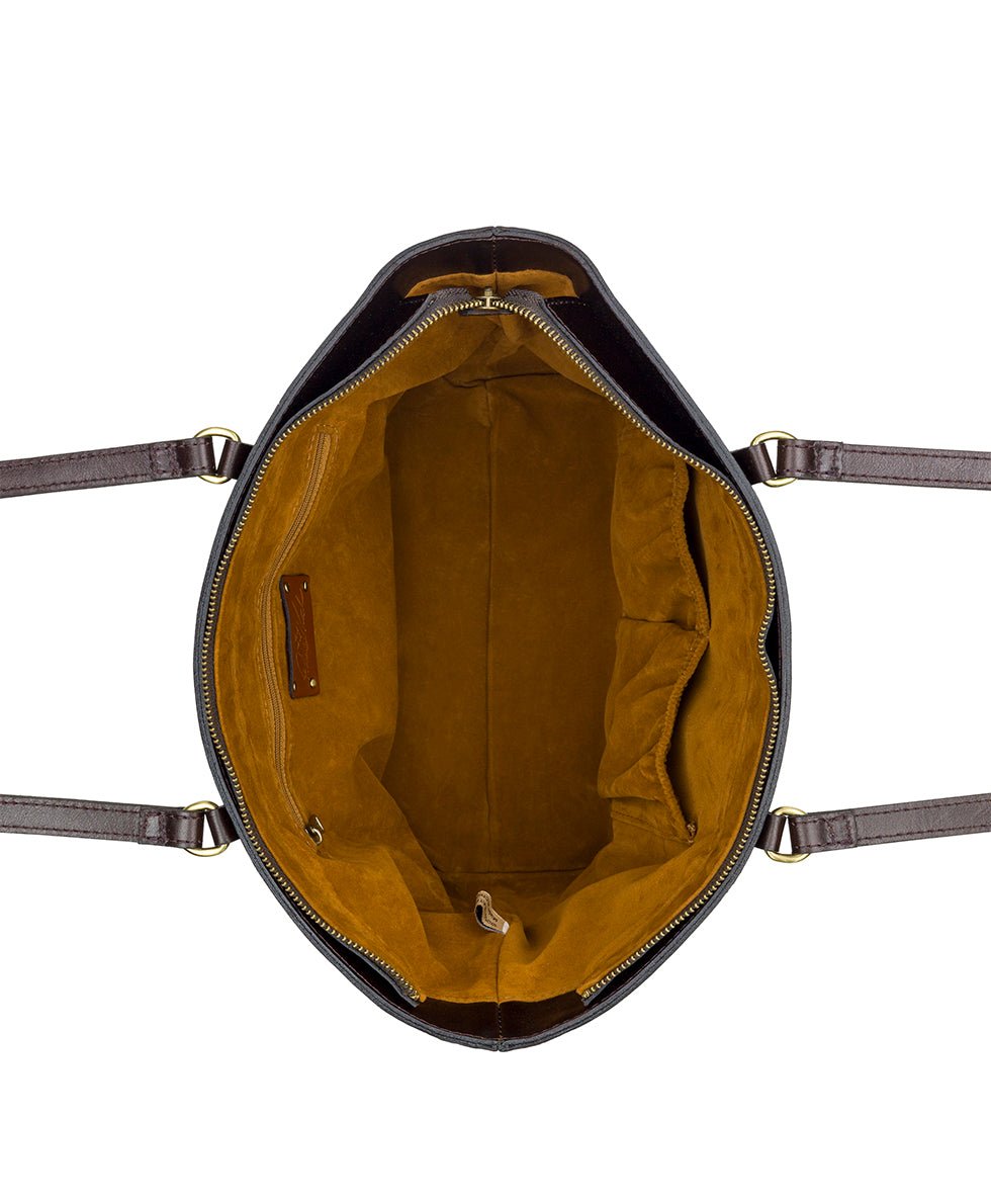 violetti tote vintage distressed leather