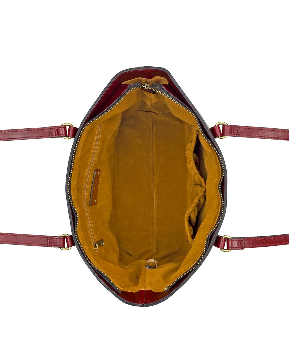 violetti tote vintage distressed leather