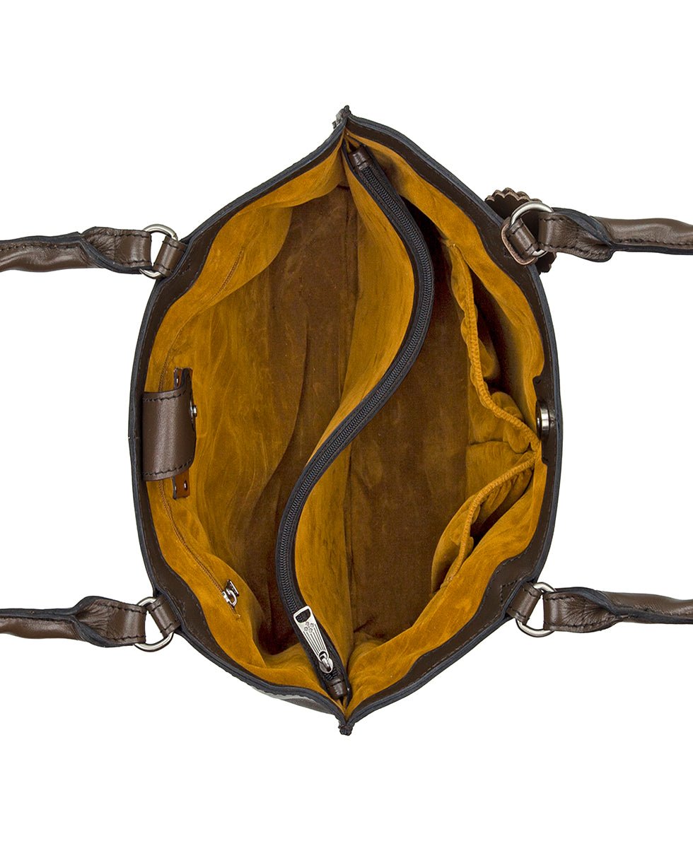 alexia tote cavo border tooled