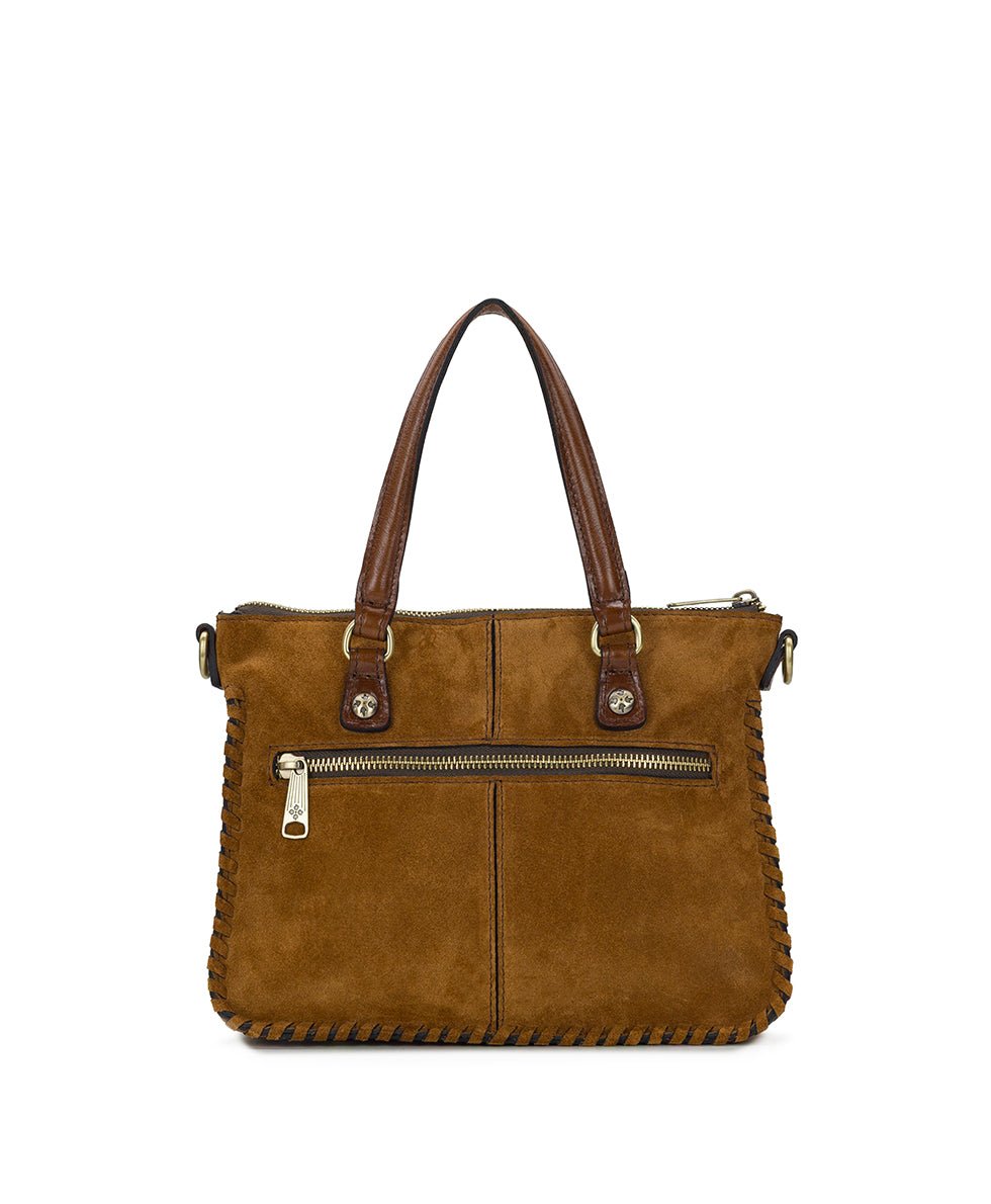 brenna satchel crossbody suede