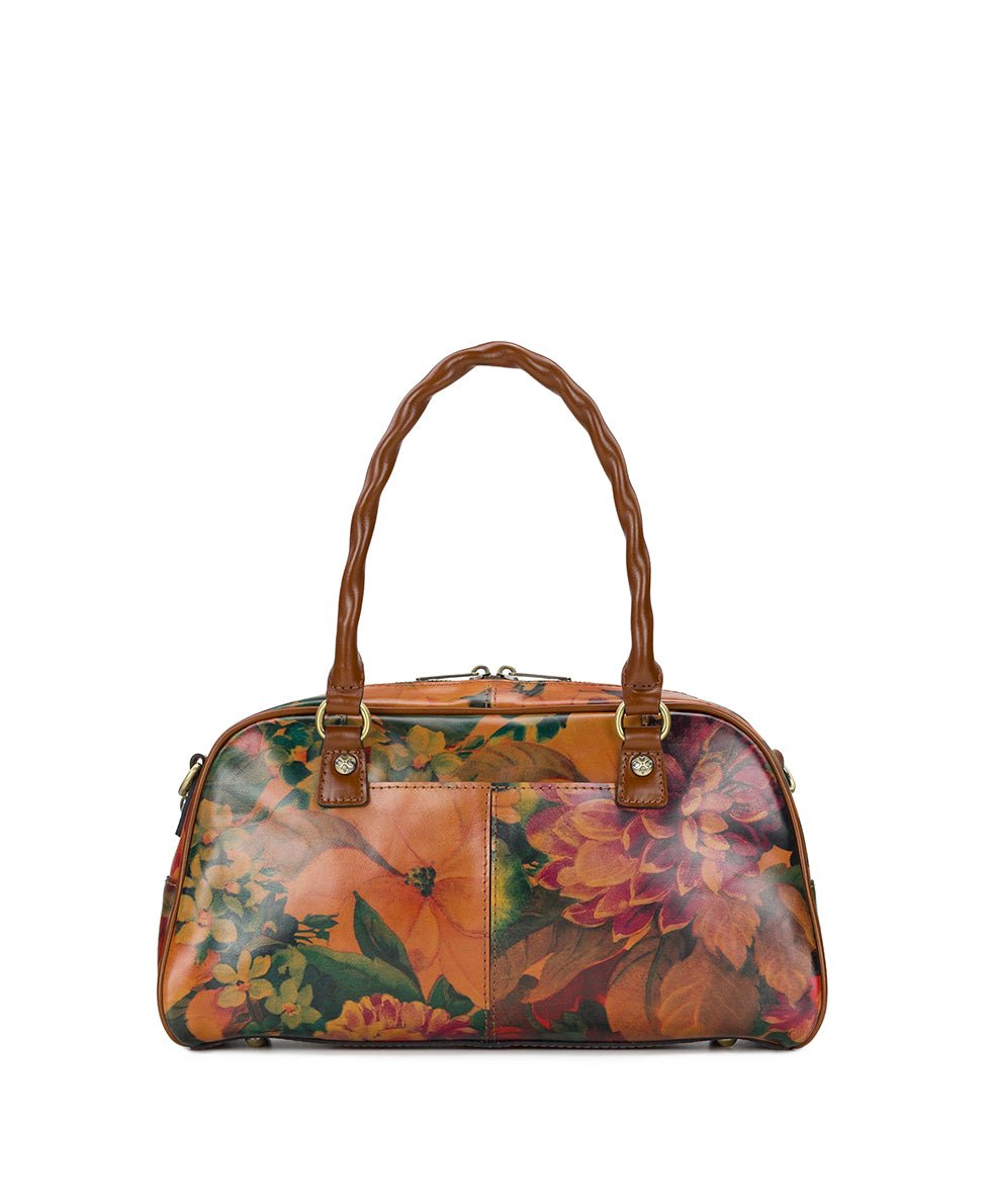 pomezia satchel crossbody multi print