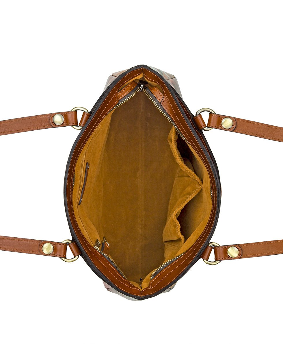 poppy tote multi print